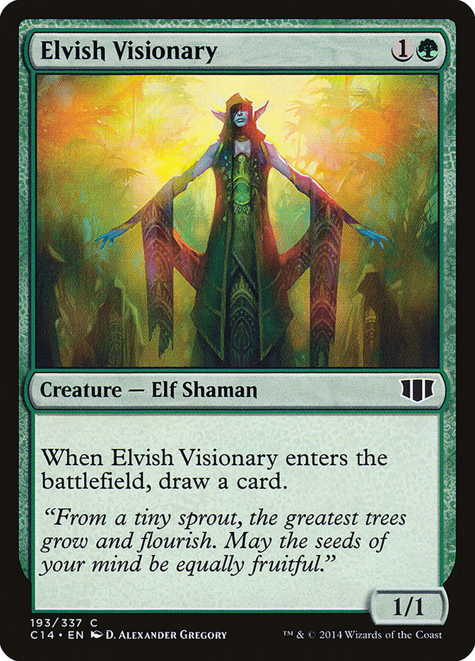 Elvish Visionary [Commander 2014] - The Mythic Store | 24h Order Processing