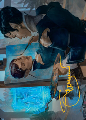 Parnesse, the Subtle Brush Art Card (Gold-Stamped Signature) [Streets of New Capenna Art Series] - The Mythic Store | 24h Order Processing