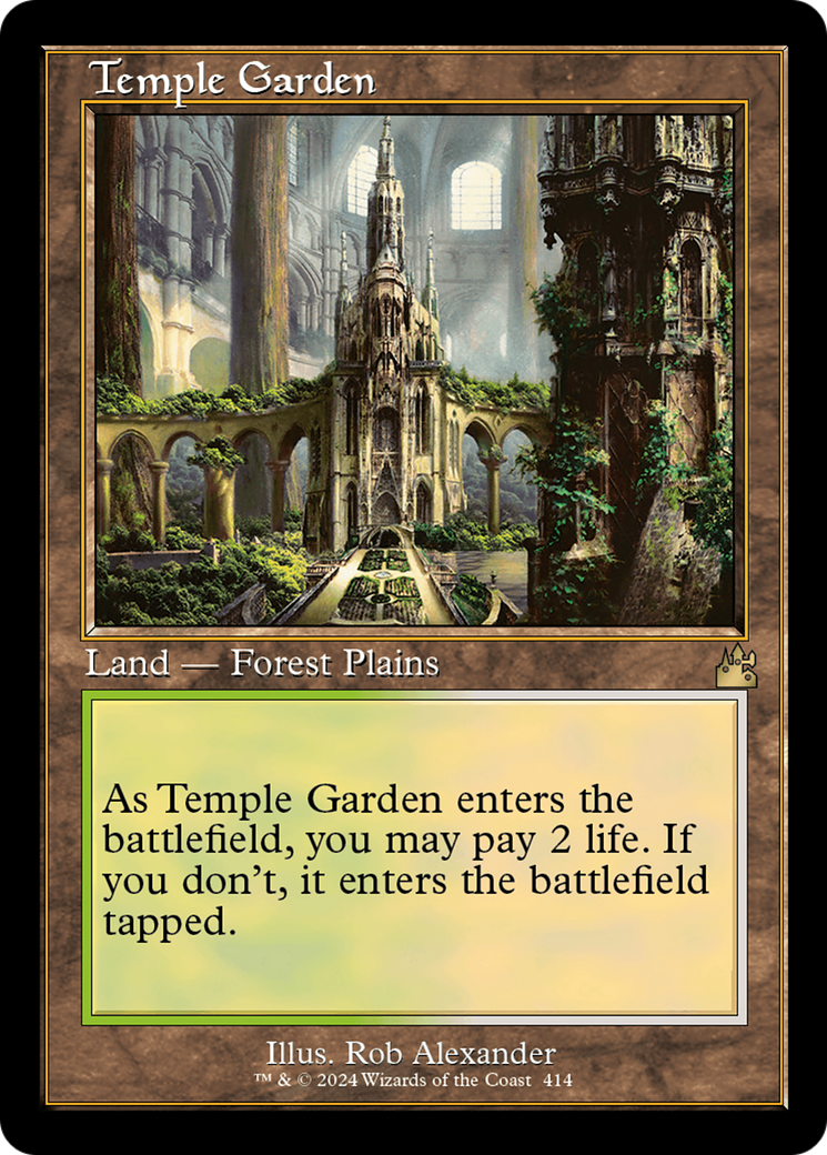 Temple Garden (Retro) [Ravnica Remastered] - The Mythic Store | 24h Order Processing