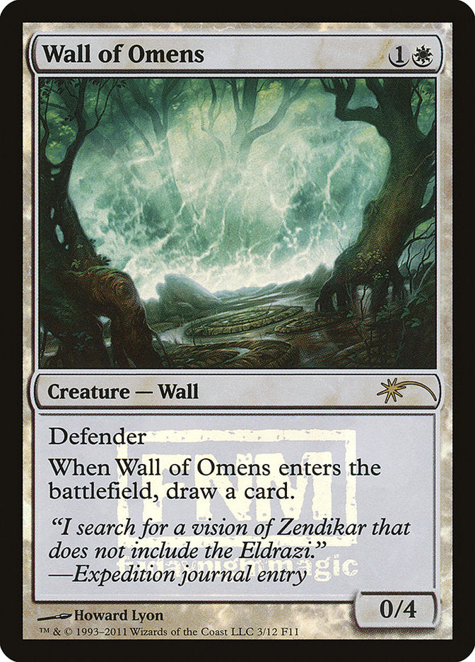 Wall of Omens [Friday Night Magic 2011] - The Mythic Store | 24h Order Processing