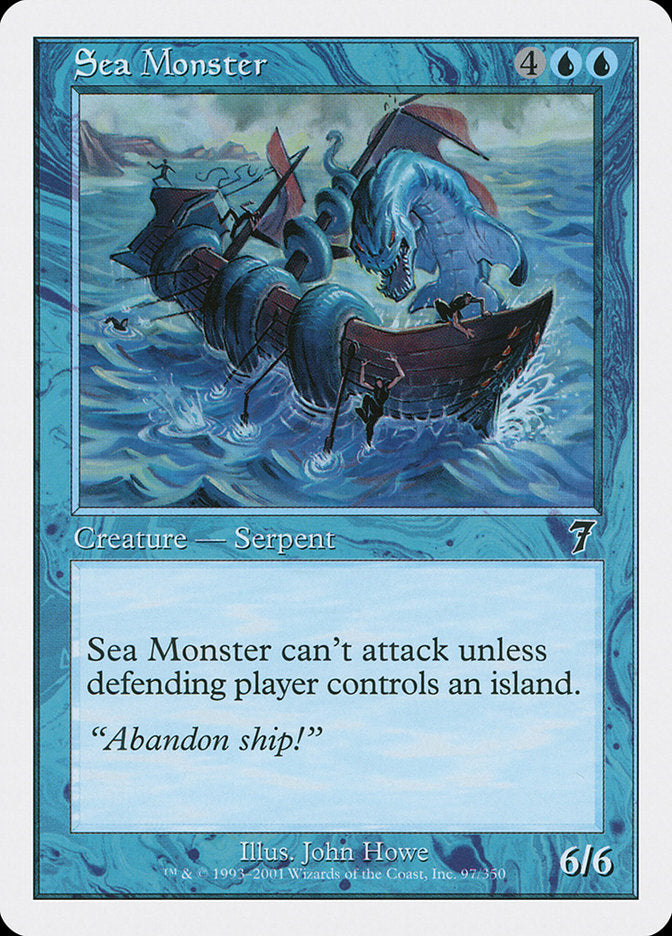 Sea Monster [Seventh Edition] - The Mythic Store | 24h Order Processing