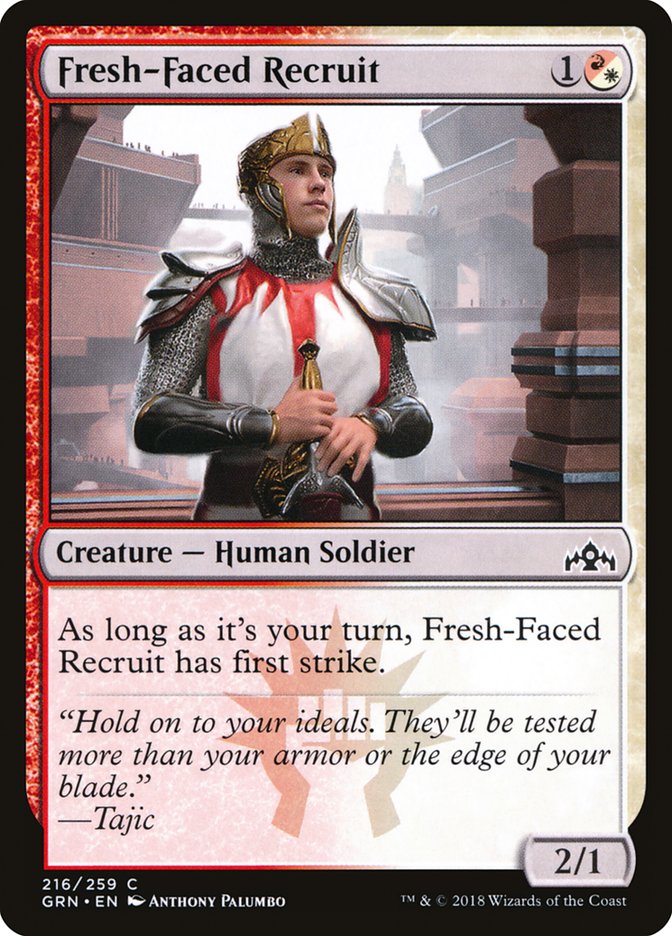 Fresh-Faced Recruit [Guilds of Ravnica] - The Mythic Store | 24h Order Processing