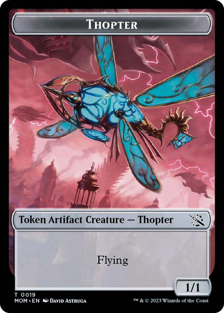 Treasure (20) // Thopter Double-Sided Token [March of the Machine Tokens] - The Mythic Store | 24h Order Processing