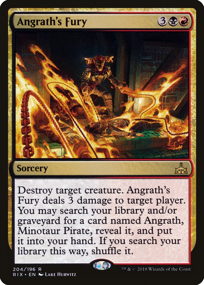 Angrath's Fury [Rivals of Ixalan] - The Mythic Store | 24h Order Processing