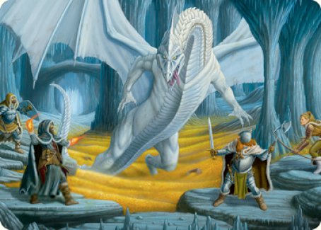 Cave of the Frost Dragon Art Card [Dungeons & Dragons: Adventures in the Forgotten Realms Art Series] - The Mythic Store | 24h Order Processing