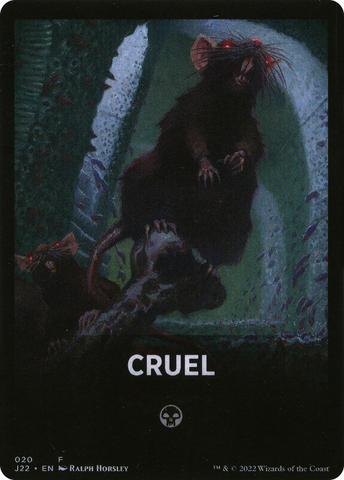 Cruel Theme Card [Jumpstart 2022 Front Cards] - The Mythic Store | 24h Order Processing