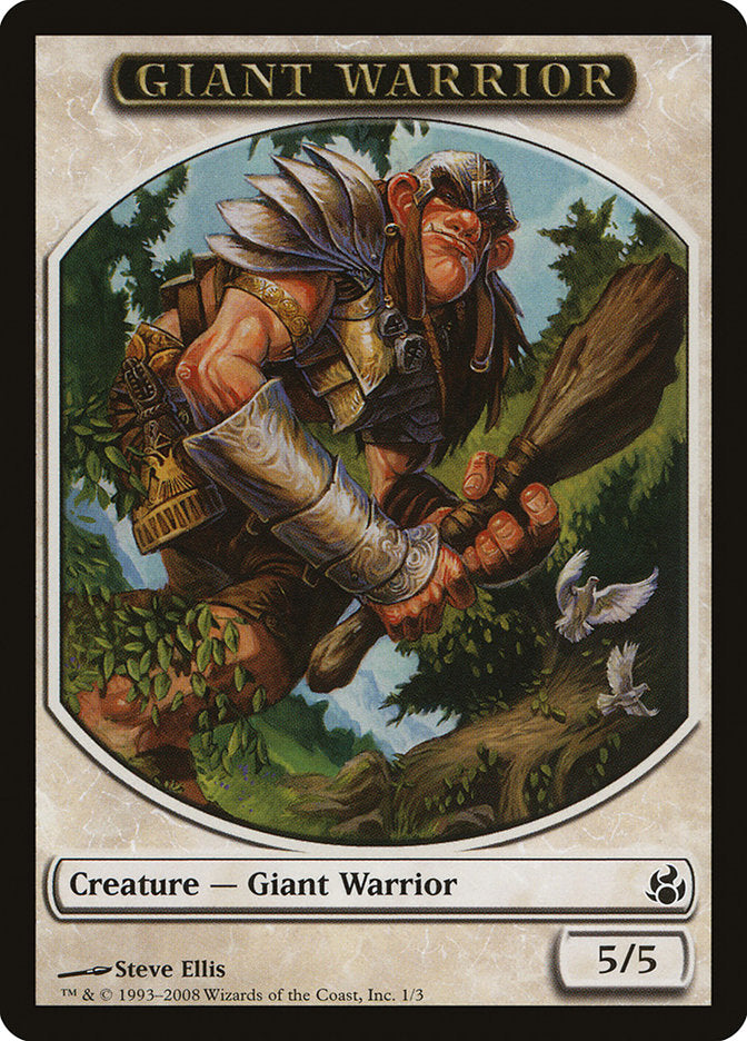 Giant Warrior Token [Morningtide Tokens] - The Mythic Store | 24h Order Processing