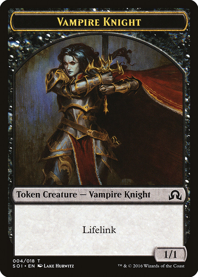 Vampire Knight Token [Shadows over Innistrad Tokens] - The Mythic Store | 24h Order Processing