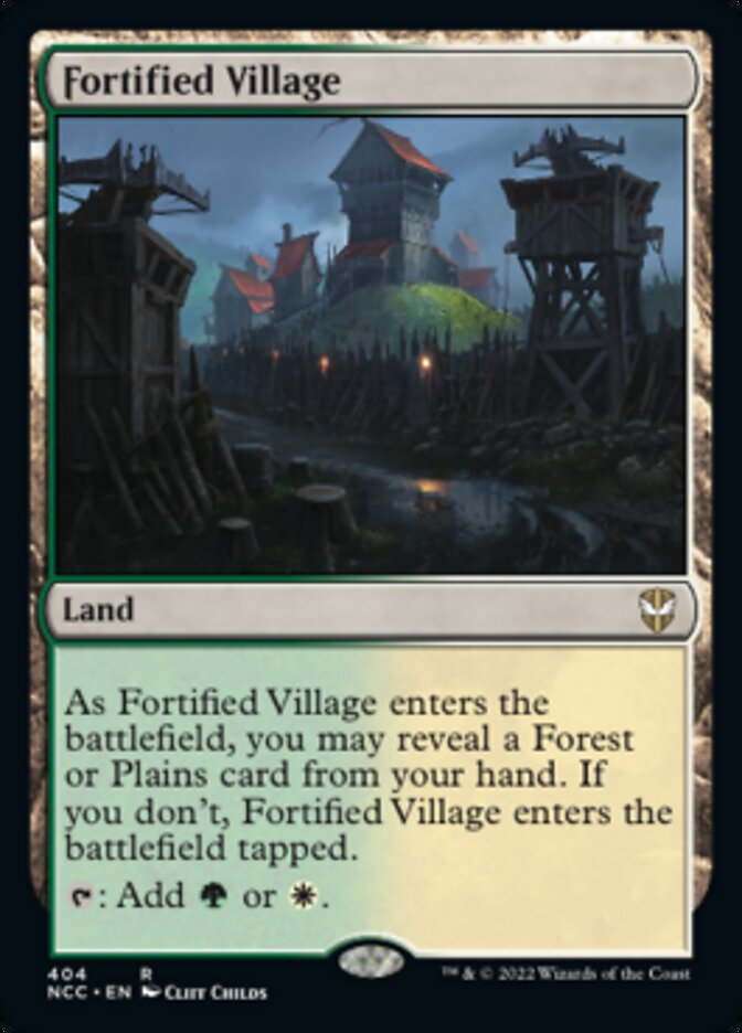 Fortified Village [Streets of New Capenna Commander] - The Mythic Store | 24h Order Processing