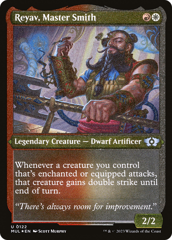 Reyav, Master Smith (Foil Etched) [Multiverse Legends] - The Mythic Store | 24h Order Processing