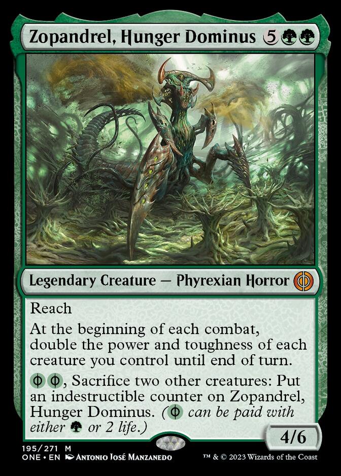 Zopandrel, Hunger Dominus [Phyrexia: All Will Be One] - The Mythic Store | 24h Order Processing