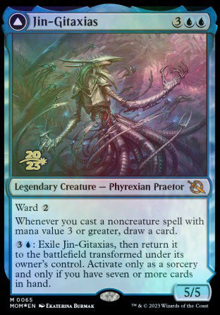 Jin-Gitaxias // The Great Synthesis [March of the Machine Prerelease Promos] - The Mythic Store | 24h Order Processing