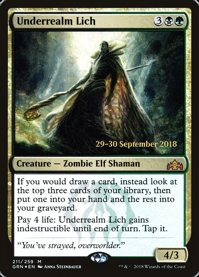 Underrealm Lich [Guilds of Ravnica Prerelease Promos] - The Mythic Store | 24h Order Processing