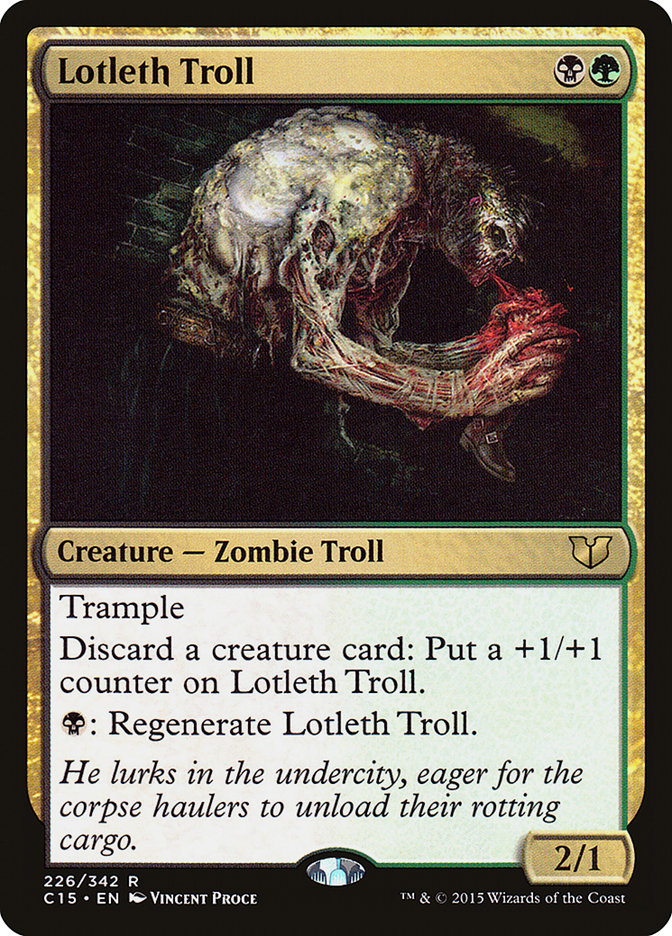 Lotleth Troll [Commander 2015] - The Mythic Store | 24h Order Processing