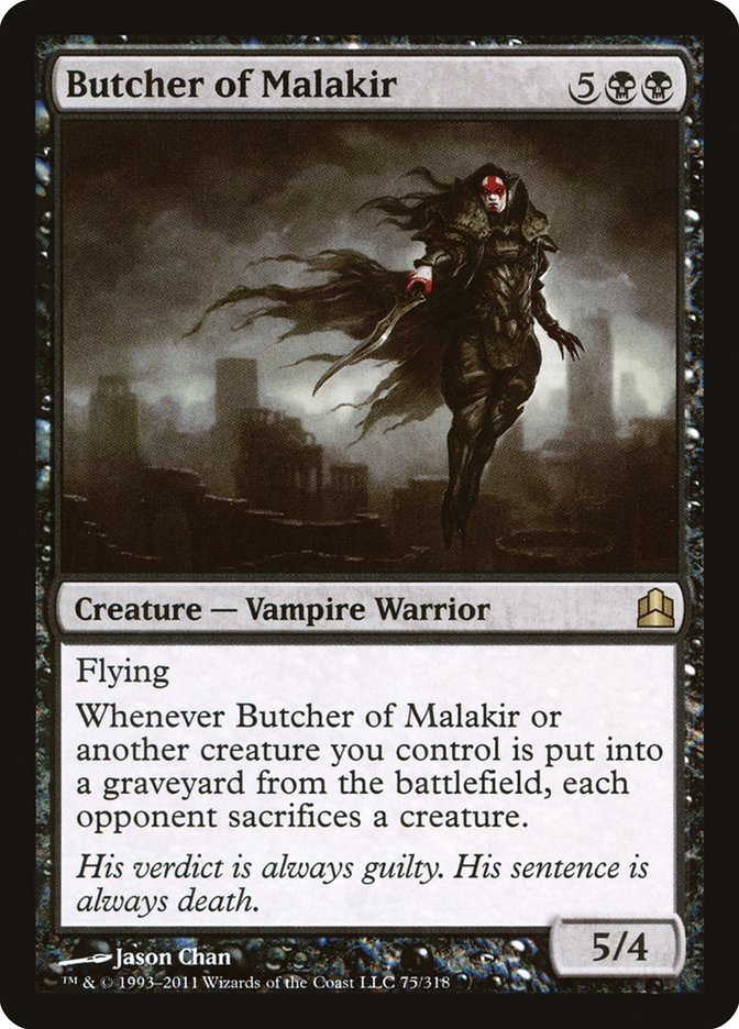 Butcher of Malakir [Commander 2011] - The Mythic Store | 24h Order Processing