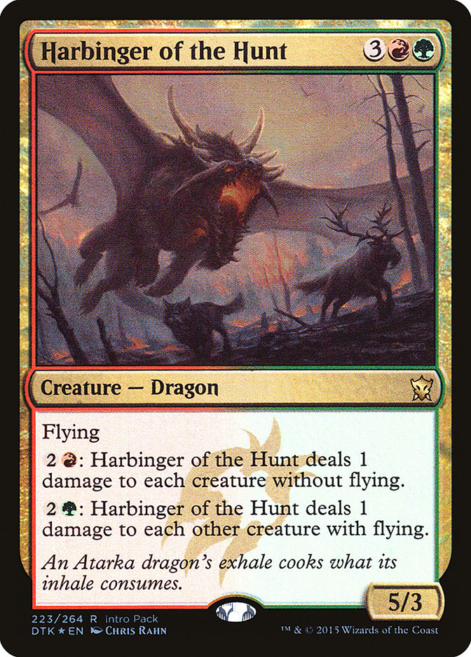 Harbinger of the Hunt (Intro Pack) [Dragons of Tarkir Promos] - The Mythic Store | 24h Order Processing