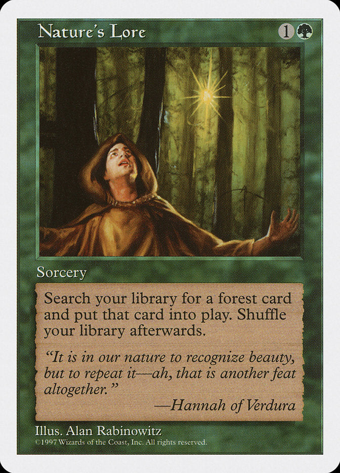 Nature's Lore [Fifth Edition] - The Mythic Store | 24h Order Processing