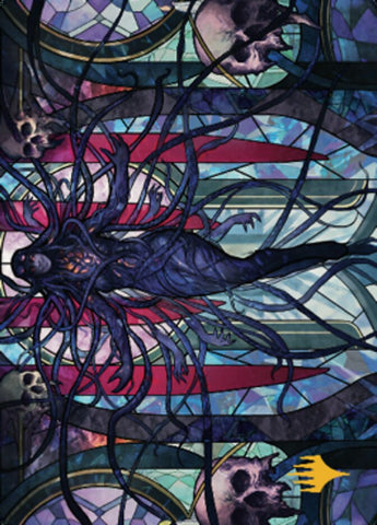 Braids, Arisen Nightmare Art Card 2 (Gold-Stamped Signature) [Dominaria United Art Series] - The Mythic Store | 24h Order Processing