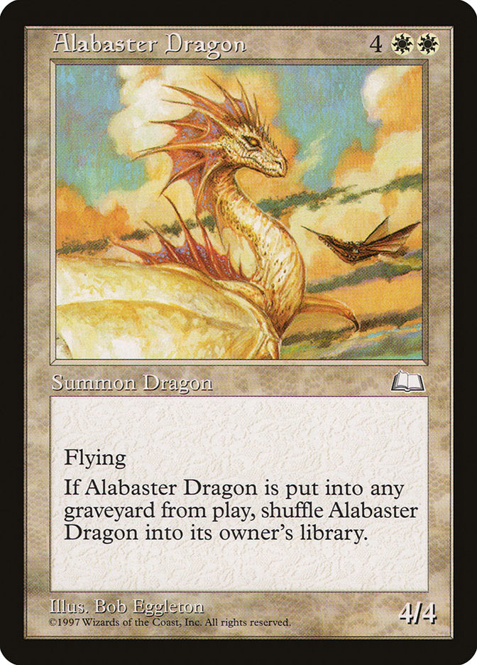 Alabaster Dragon [Weatherlight] - The Mythic Store | 24h Order Processing