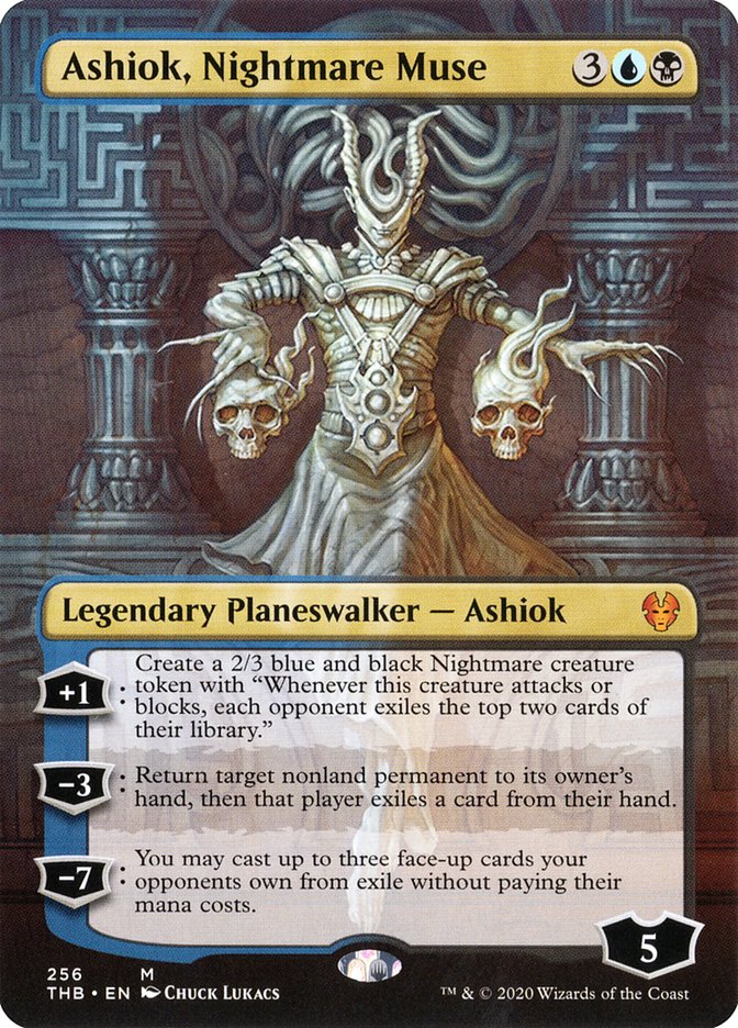 Ashiok, Nightmare Muse (Borderless) [Theros Beyond Death] - The Mythic Store | 24h Order Processing