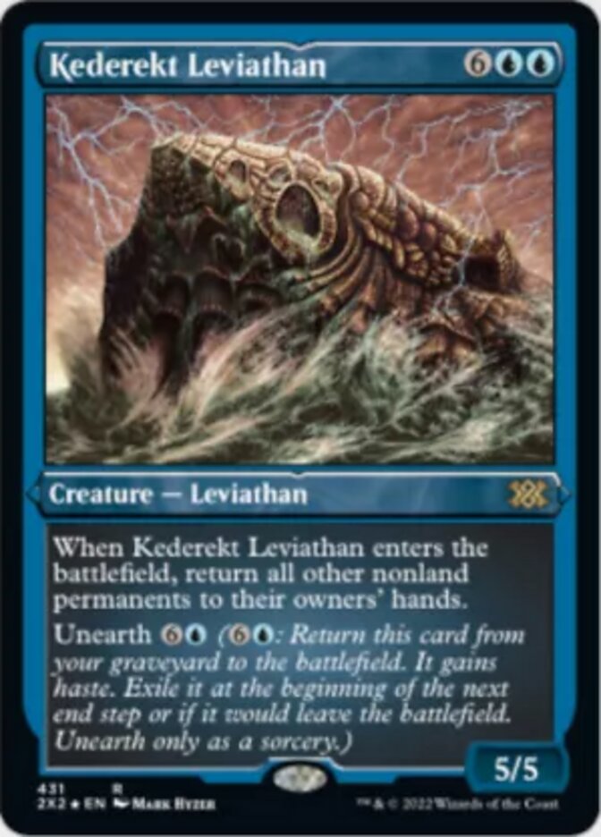Kederekt Leviathan (Foil Etched) [Double Masters 2022] - The Mythic Store | 24h Order Processing