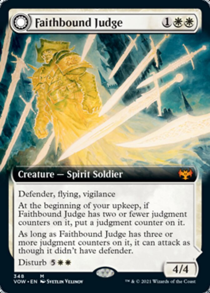 Faithbound Judge // Sinner's Judgment (Extended Art) [Innistrad: Crimson Vow] - The Mythic Store | 24h Order Processing