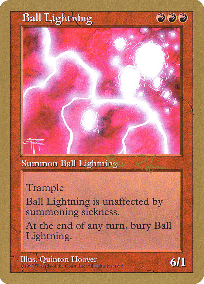 Ball Lightning (Ben Rubin) [World Championship Decks 1998] - The Mythic Store | 24h Order Processing