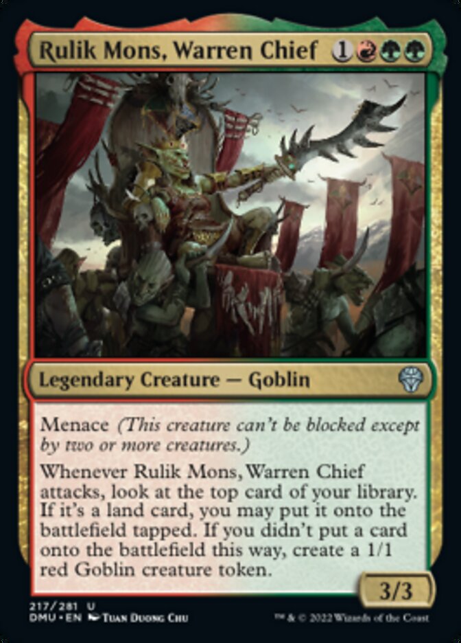 Rulik Mons, Warren Chief [Dominaria United] - The Mythic Store | 24h Order Processing