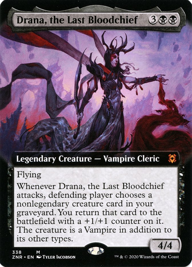 Drana, the Last Bloodchief (Extended Art) [Zendikar Rising] - The Mythic Store | 24h Order Processing