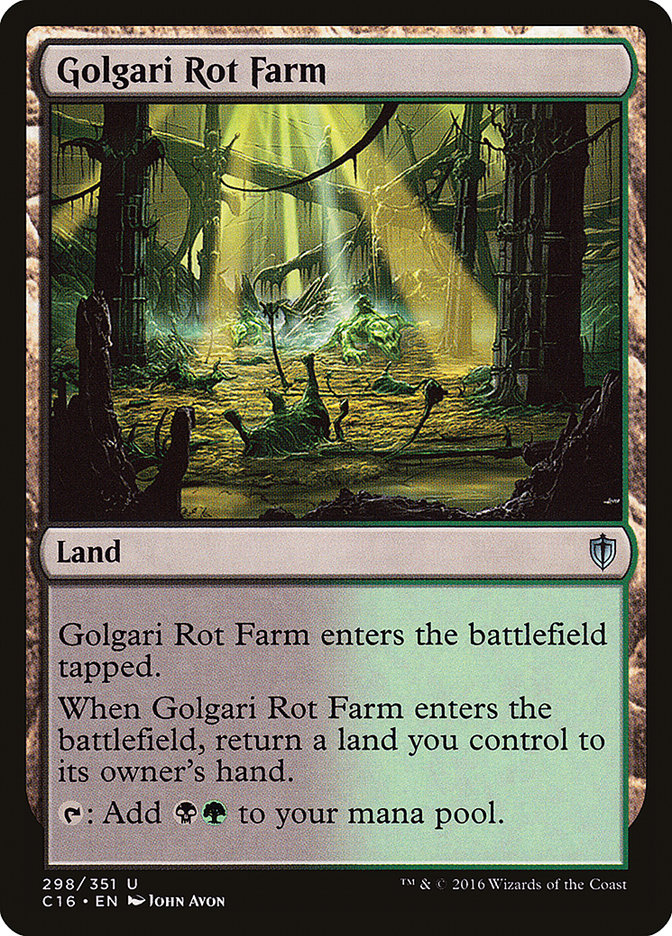 Golgari Rot Farm [Commander 2016] - The Mythic Store | 24h Order Processing