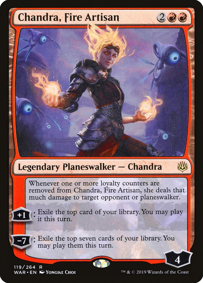 Chandra, Fire Artisan [War of the Spark] - The Mythic Store | 24h Order Processing