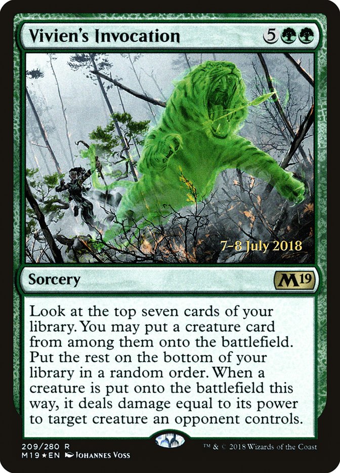 Vivien's Invocation [Core Set 2019 Prerelease Promos] - The Mythic Store | 24h Order Processing