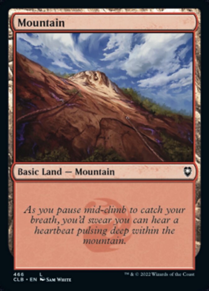 Mountain (466) [Commander Legends: Battle for Baldur's Gate] - The Mythic Store | 24h Order Processing
