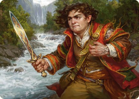 Frodo Baggins Art Card (16/81) [The Lord of the Rings: Tales of Middle-earth Art Series] - The Mythic Store | 24h Order Processing