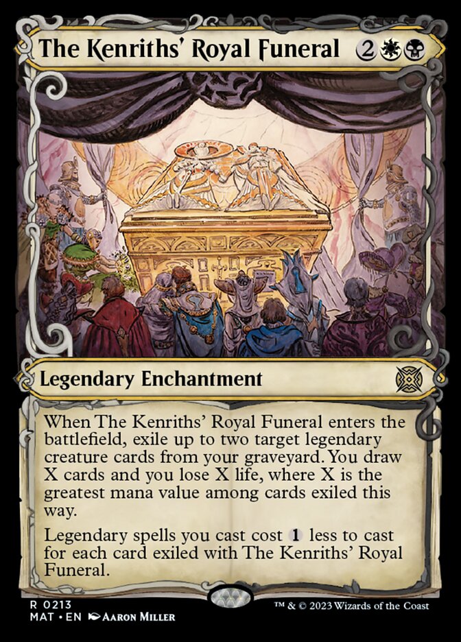 The Kenriths' Royal Funeral (Showcase Halo Foil) [March of the Machine: The Aftermath] - The Mythic Store | 24h Order Processing