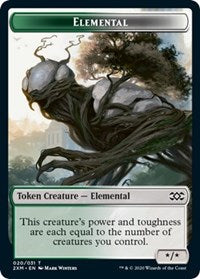 Elemental // Shapeshifter Double-Sided Token [Double Masters Tokens] - The Mythic Store | 24h Order Processing