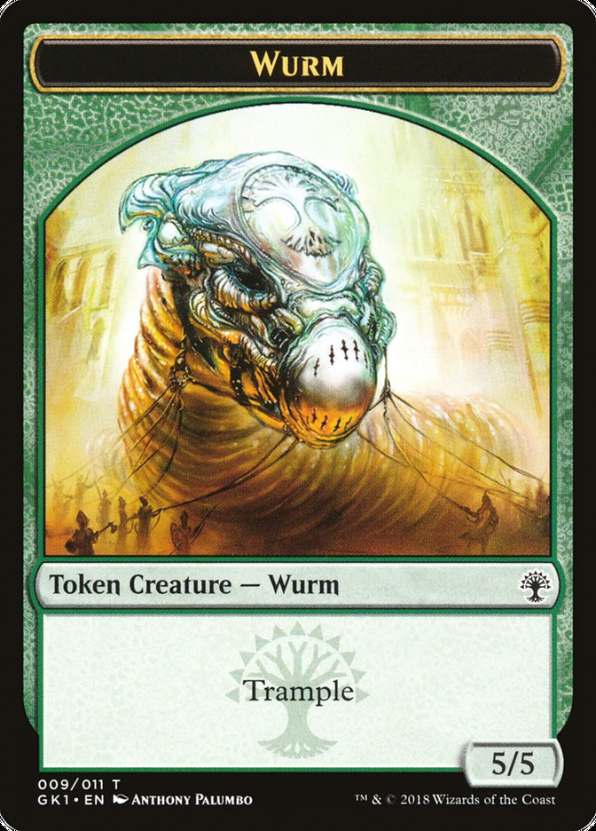 Wurm // Saproling Double-Sided Token [Guilds of Ravnica Guild Kit Tokens] - The Mythic Store | 24h Order Processing