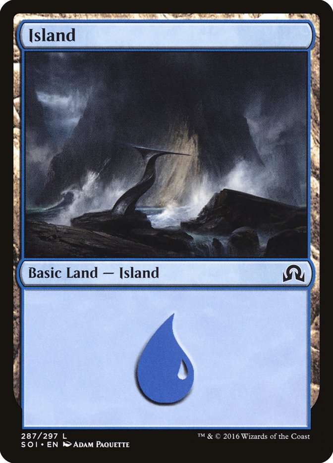 Island (287) [Shadows over Innistrad] - The Mythic Store | 24h Order Processing