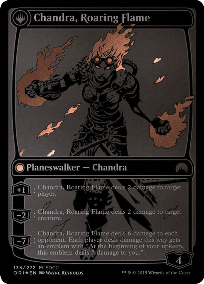 Chandra, Fire of Kaladesh // Chandra, Roaring Flame [San Diego Comic-Con 2015] - The Mythic Store | 24h Order Processing