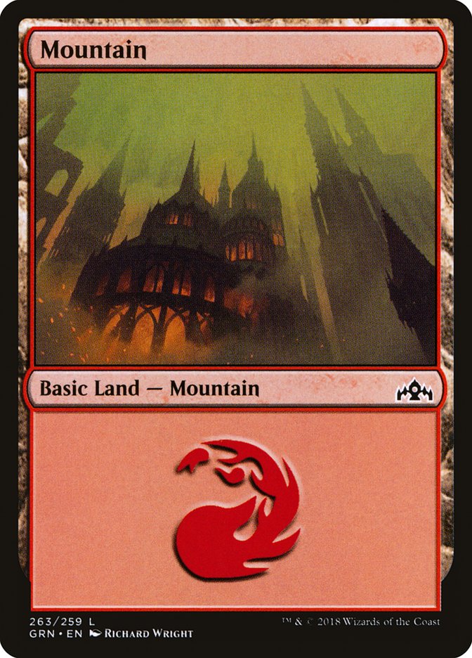 Mountain (263) [Guilds of Ravnica] - The Mythic Store | 24h Order Processing