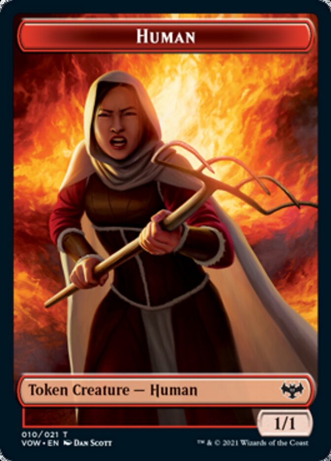 Human Token (010) [Innistrad: Crimson Vow Tokens] - The Mythic Store | 24h Order Processing