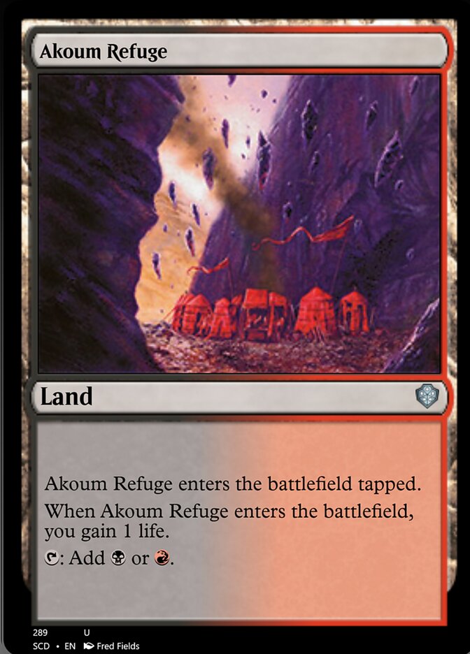 Akoum Refuge [Starter Commander Decks] - The Mythic Store | 24h Order Processing