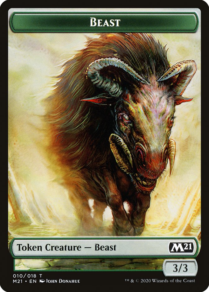 Beast Token [Core Set 2021 Tokens] - The Mythic Store | 24h Order Processing