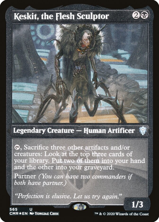 Keskit, the Flesh Sculptor (Etched) [Commander Legends] - The Mythic Store | 24h Order Processing