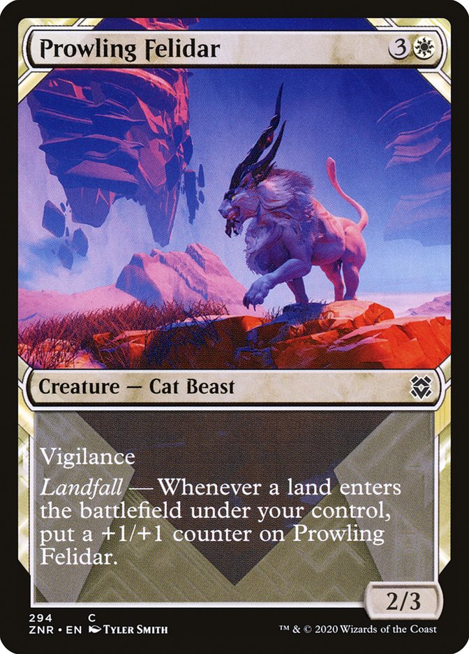 Prowling Felidar (Showcase) [Zendikar Rising] - The Mythic Store | 24h Order Processing