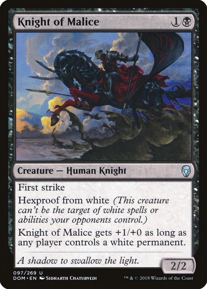 Knight of Malice [Dominaria] - The Mythic Store | 24h Order Processing