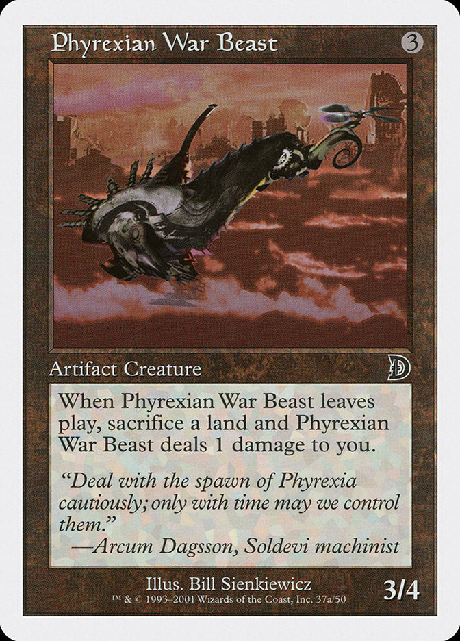 Phyrexian War Beast (Signature on Left) [Deckmasters] - The Mythic Store | 24h Order Processing