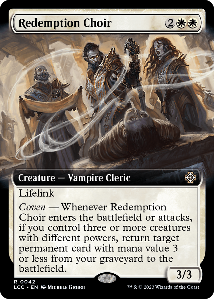 Redemption Choir (Extended Art) [The Lost Caverns of Ixalan Commander] - The Mythic Store | 24h Order Processing