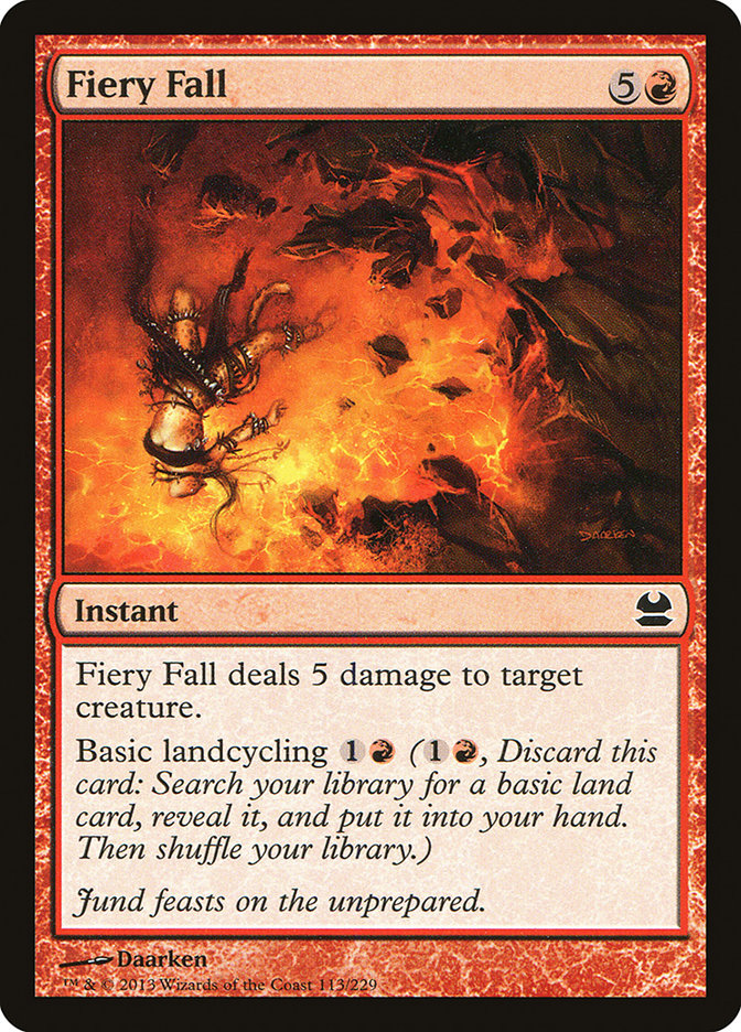 Fiery Fall [Modern Masters] - The Mythic Store | 24h Order Processing