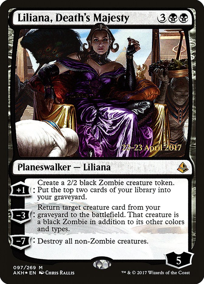 Liliana, Death's Majesty [Amonkhet Prerelease Promos] - The Mythic Store | 24h Order Processing